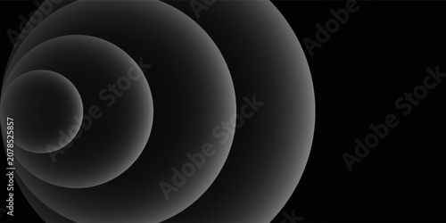 Tableau sur toile sensor waves set icon on grid transparent, ripple white color, sound wave light