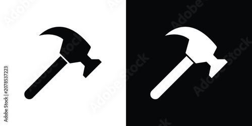 Billede på lærred Hammer icon