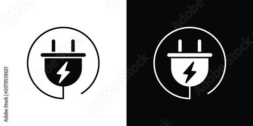 Obraz na plátně Plug icon