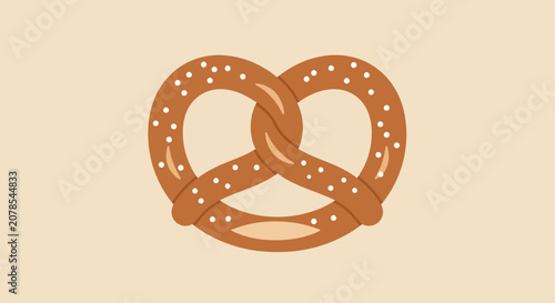 soft pretzel illustration