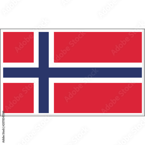 Norway Country Flag Vector Design