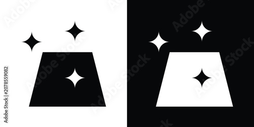 Obraz na plátně Clean surface icon