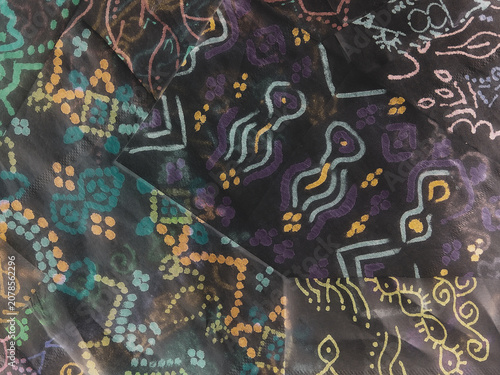 Vintage Ethnic Weave. Ethnic Ethnic Fabric. Ink