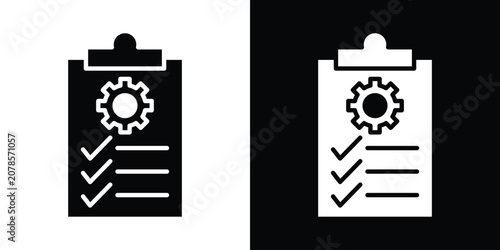 Tableau sur toile Job description icon