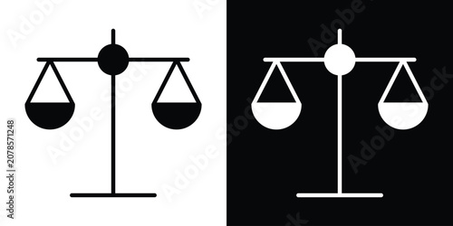Fotografía justice scale icon