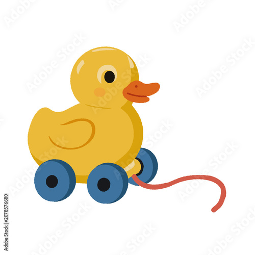 끌고 다니는 오리 장난감 (Pull Duck Toy)