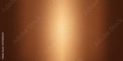 Obraz na plátne Brushed copper texture with a bright golden highlight running vertically down the center, creating a metallic and luxurious surface