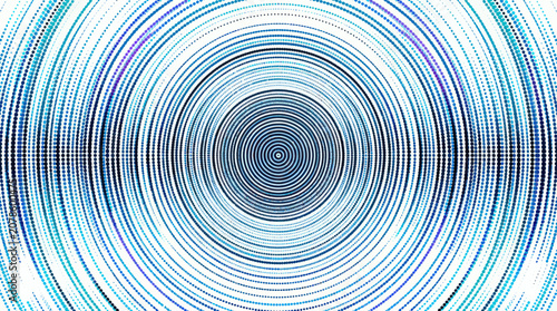 Bild auf Leinwand Concentric Circles Pattern Design Element.