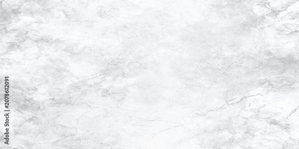 Fototapeta premium Seamless polished and smooth natural white marble stone wall texture background with elegant natural grey veins and various curved stains