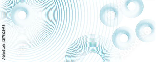 Obraz na plátně Abstract white glowing geometric lines on gray background