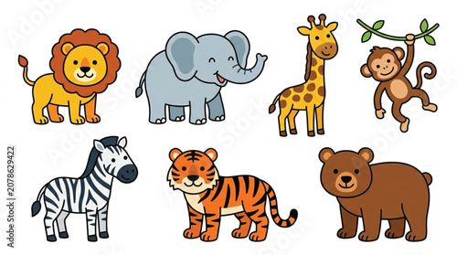 Photography wild animals collection