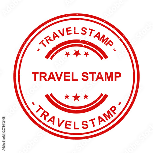 Photography Official Passport Seal Authenticate Your Global Adventure Verify Travel isolated
