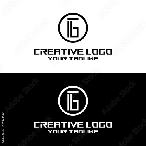 creative letter logo ig design vector