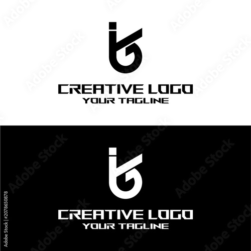 creative letter logo ig design vector