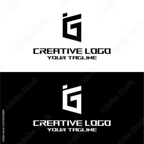 creative letter logo ig design vector