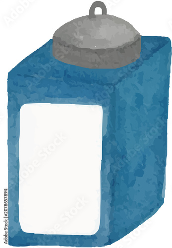 Foto Watercolor illustration of a cracker jar