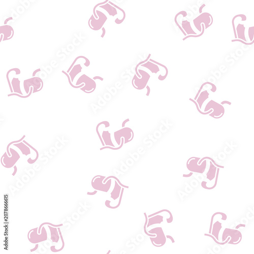Tableau sur toile bdp bariatric vector glyph seamless pattern bdp bariatric sign illustration
