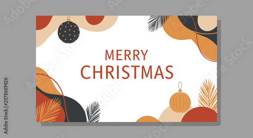 MerryChristmasHolidayDesignIllustrationVectorArt.