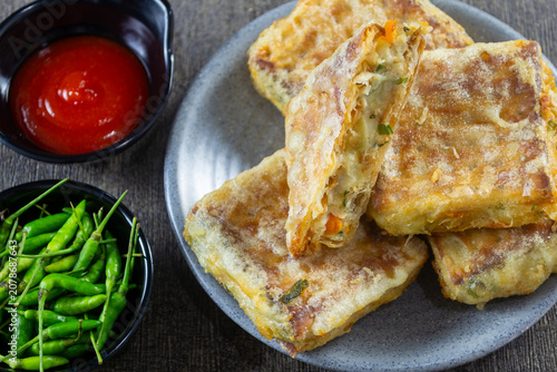 Photos Gabin Ragout, fried cracker sandwiches filled with creamy carrots and potatoes r