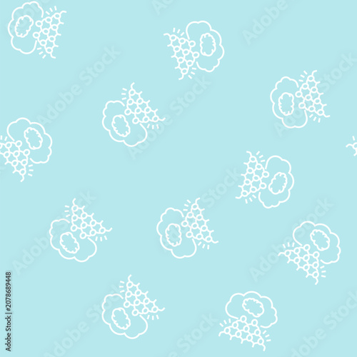 Fotografi social philosophy vector line seamless pattern social philosophy sign illustrati