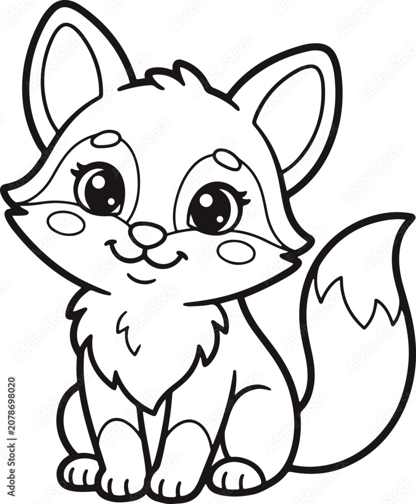 Obraz premium Halloween cute cat coloring page for kids free printable feline art