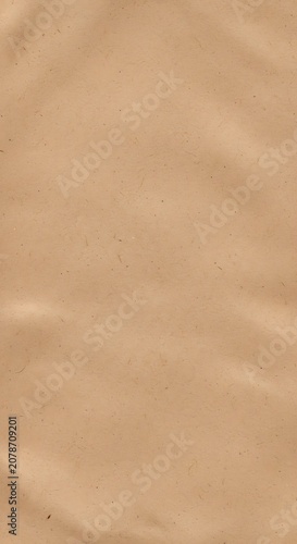 Close-up of Brown Paper Texture for Background or Packaging Design.