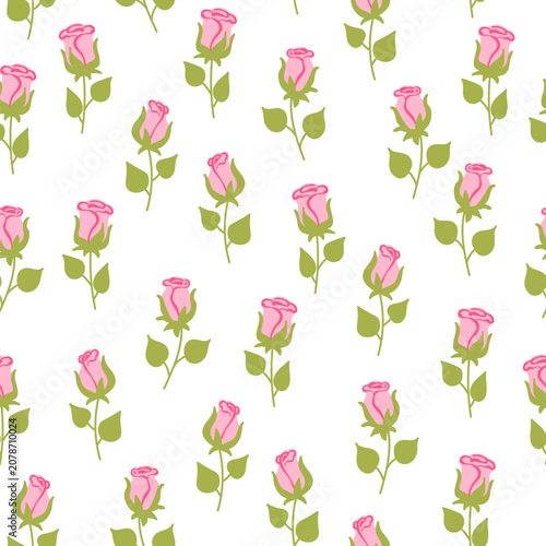 Delicate background with rose buds