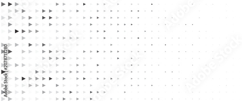 Canvastavla Fading triangle halftone gradient