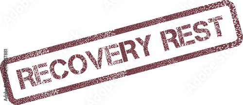 Photos A crucial recovery rest stamp impression highlighting a period for healing and r