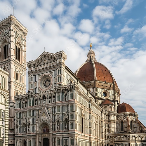 Historic Florence Cathedral and Architectural Marvels in Italy.