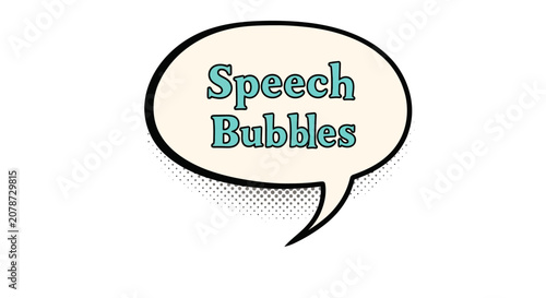 speech_bubble_set_text_dotted_pattern_vector_graphic