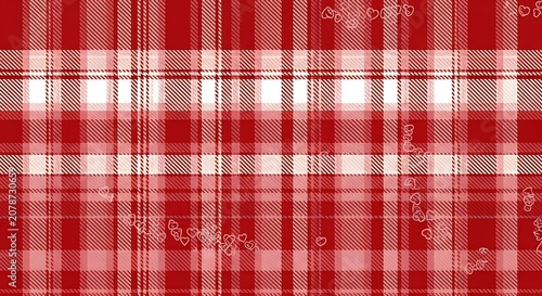 Red and White Checkered Tablecloth Pattern for Dining and Decor.