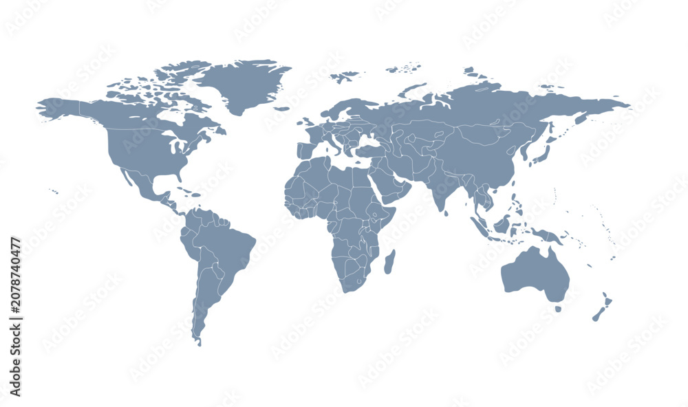 Fototapeta premium world map horizontal ancient 10 illustration image graphic for design projects presentations digital media marketing visuals professional commercial c