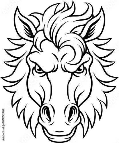 Horse Mustang Stallion Bron...