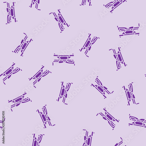 Foto hospital bed cancer treatment vector glyph seamless pattern hospital bed cancer
