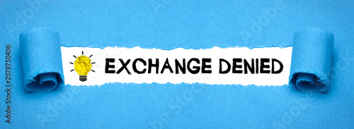 Фотография Exchange denied