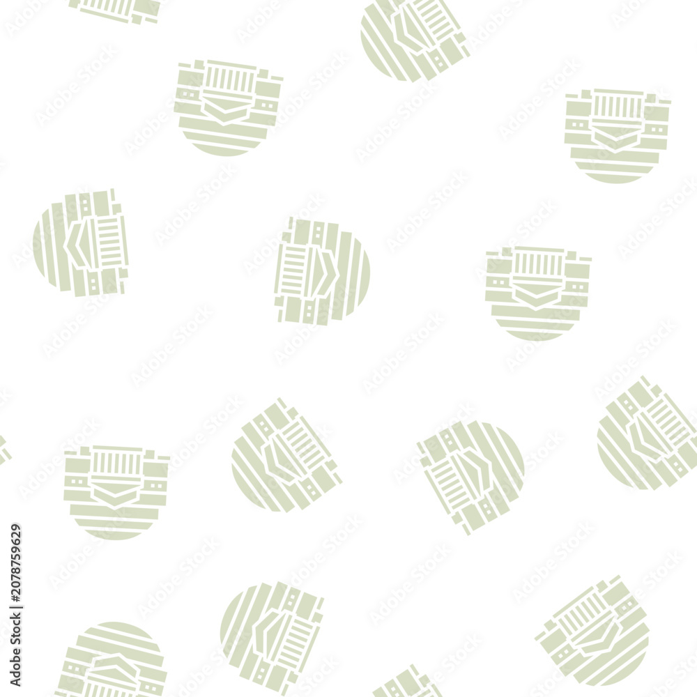 Obraz premium pantheon ancient rome building vector glyph seamless pattern pantheon ancient rome building sign illustration