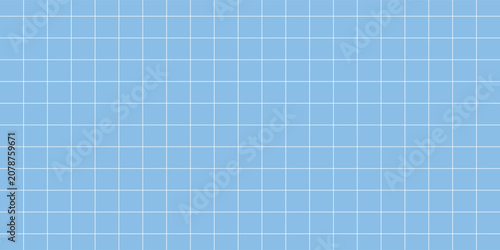 Φωτογραφία Seamless blue hand drawn square grid pattern