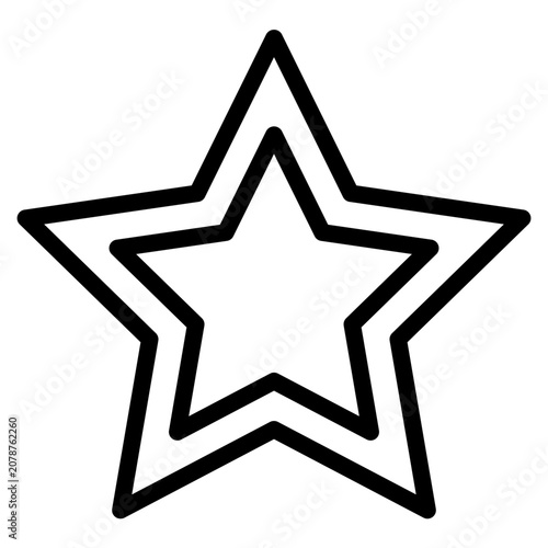 Star icon. Star vector collection. Modern simple stars. Vector illustration.