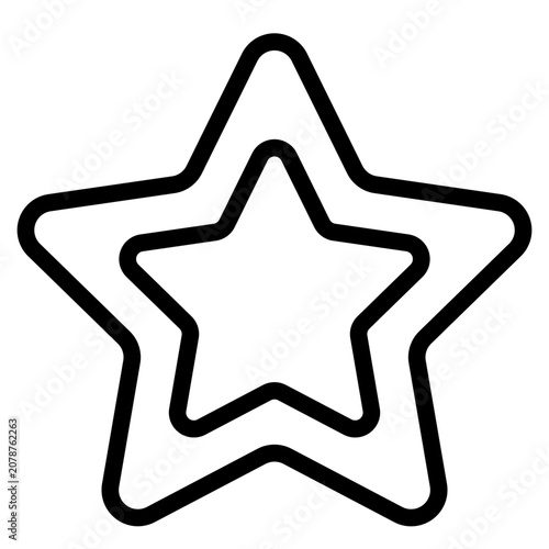 Star icon. Star vector collection. Modern simple stars. Vector illustration.