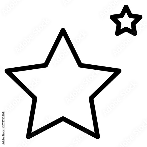 Star icon. Star vector collection. Modern simple stars. Vector illustration.