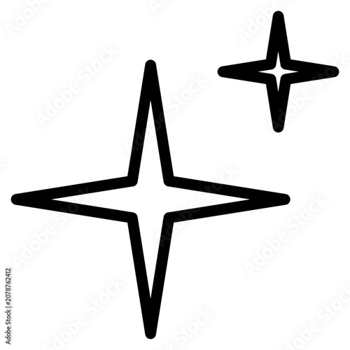 Star icon. Star vector collection. Modern simple stars. Vector illustration.
