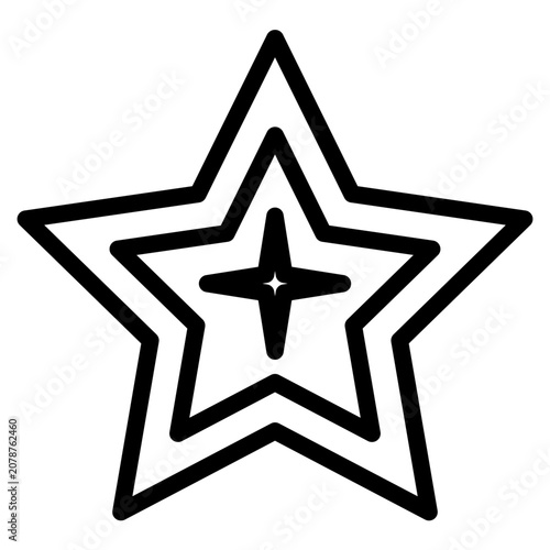 Star icon. Star vector collection. Modern simple stars. Vector illustration.