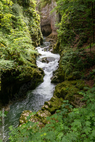 Les gorges de la Langouette - Les Planches-en-Montagne dans le département du Doubs