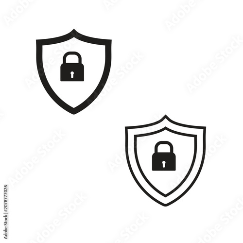 Secure protection vector icon