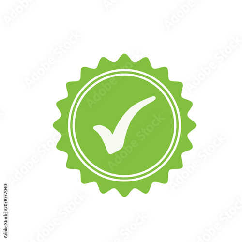 Quality seal guaranteed icon vector