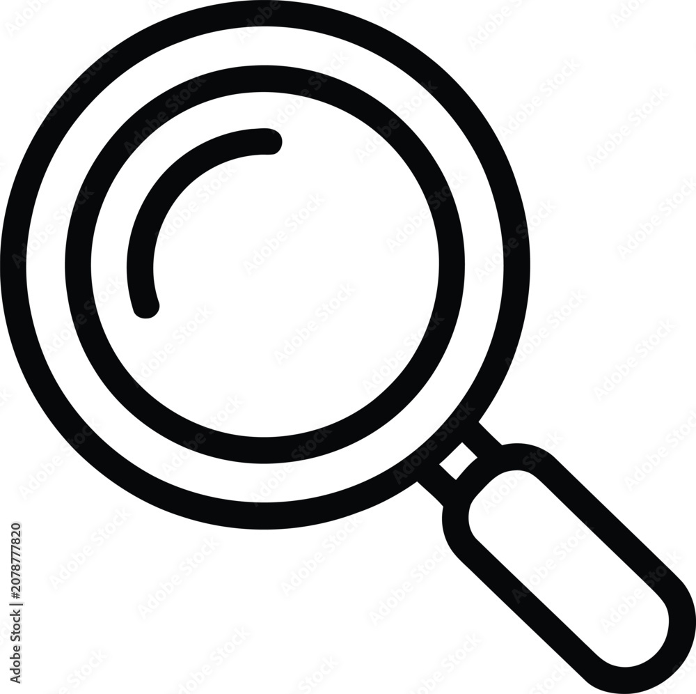 Φωτογραφία Magnifying glass helps to examine the small details on important documents during a professional analysis