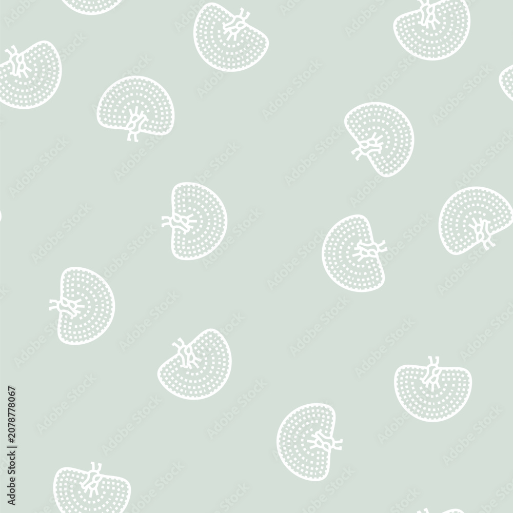 Fototapeta premium peacock wild bird vector line seamless pattern peacock wild bird sign illustration