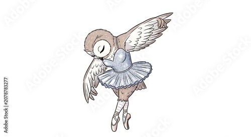 Cute girl holding a white dove in her hands.