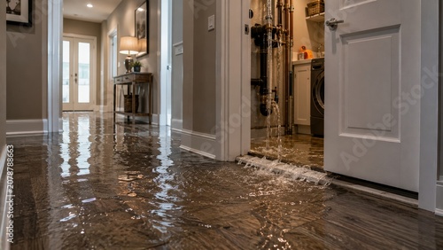 Domestic Water Leak and Home Flood Damage